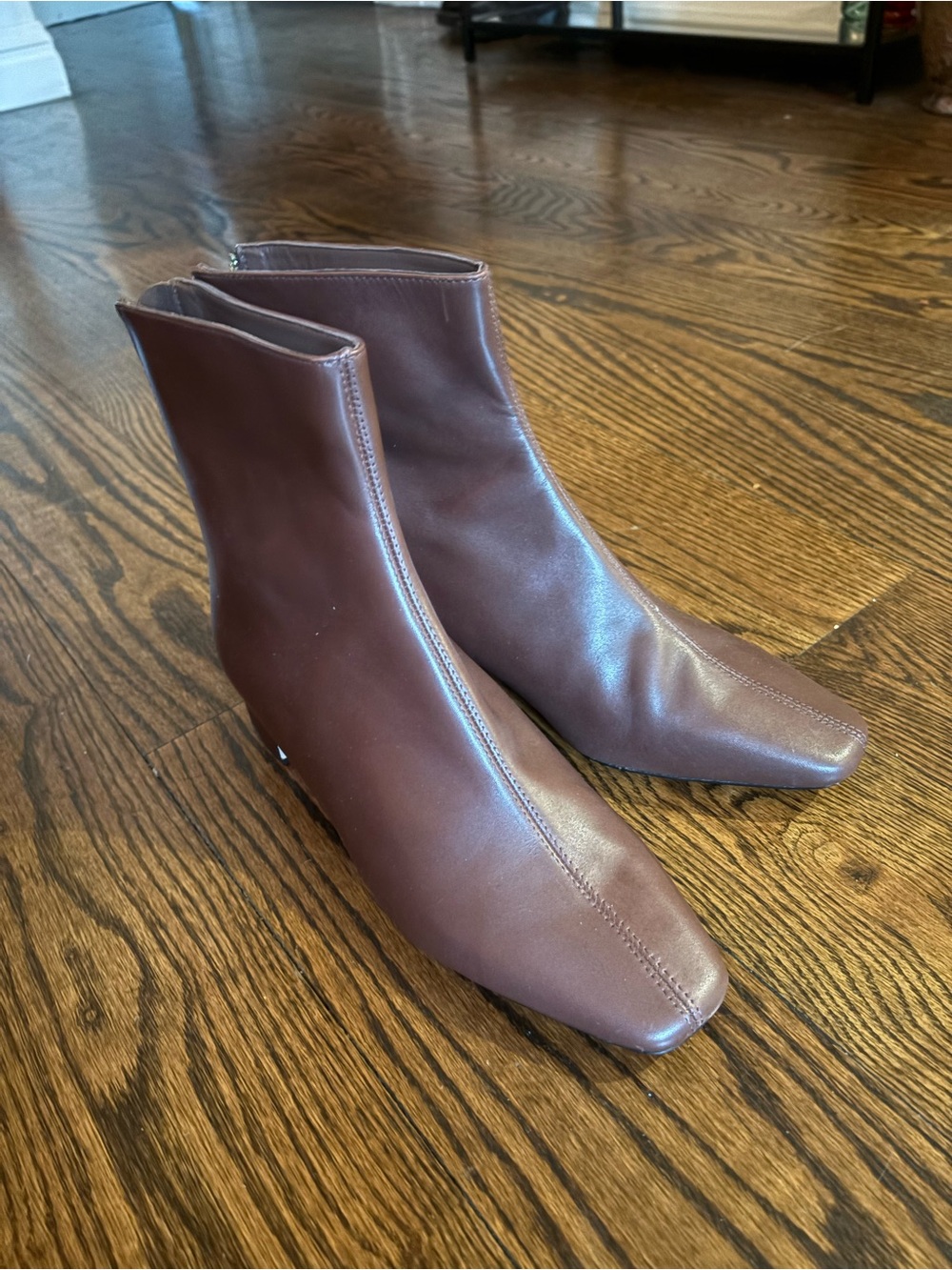 J. Crew square boots